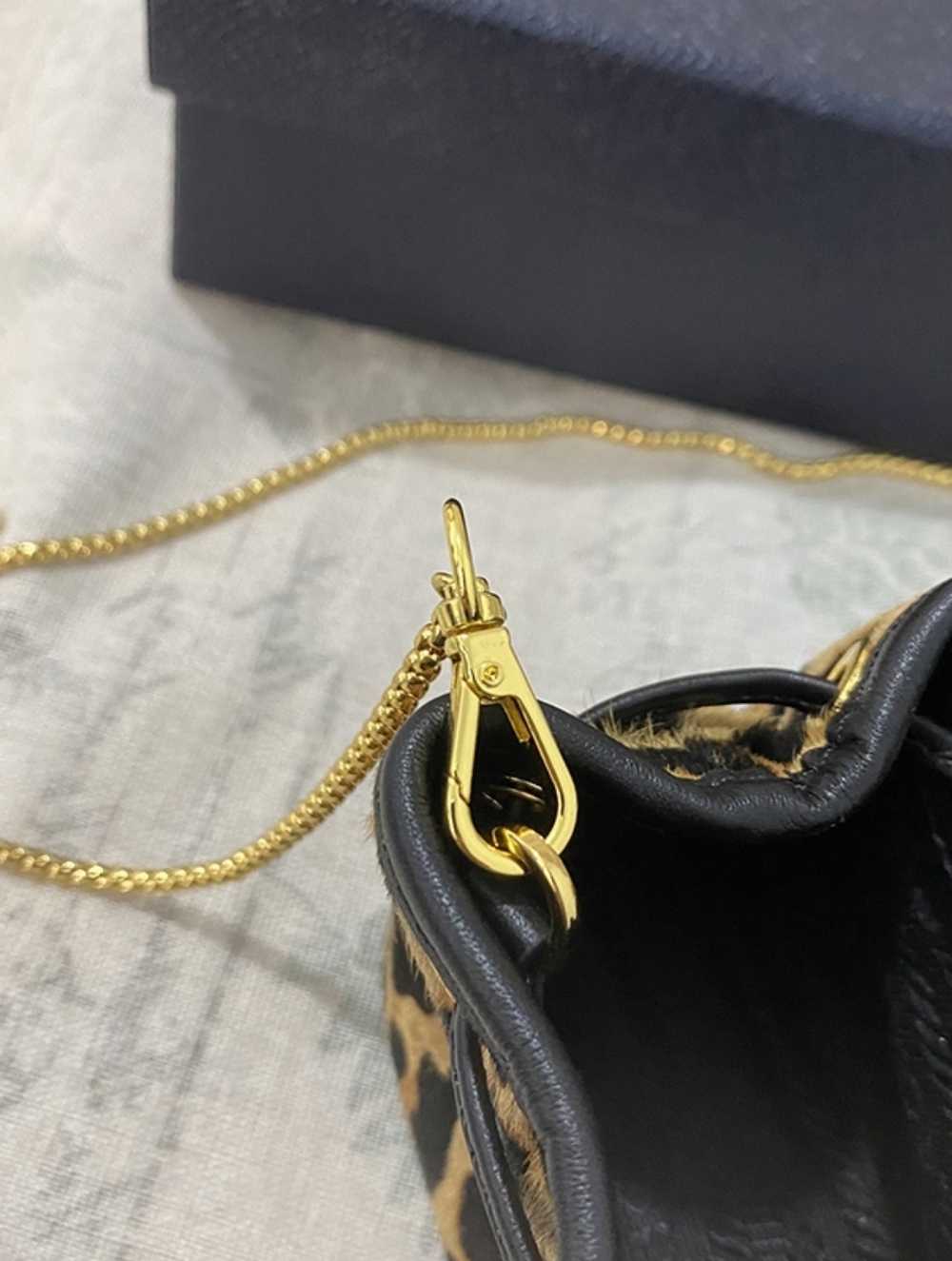 Prada Leopard Print Bucket Bag - Picture 5 of 8